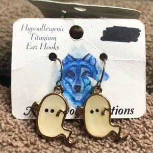 Halloween Ghost Dangle Earrings